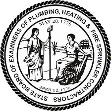 State Board of Examiners of plumbing, heating Logo